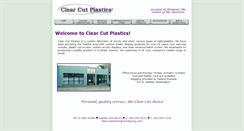 Desktop Screenshot of clearcutplastics.com